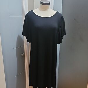 Elegant Black Midi Dress